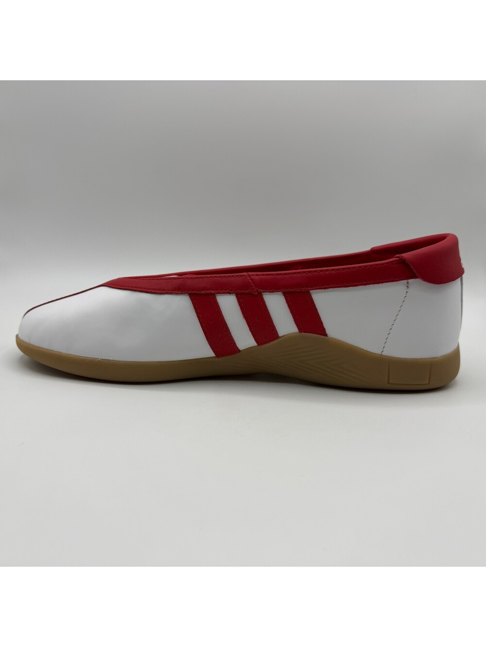 adidas Originals Taekwondo Mei Ballet White Red Women Size 10 JQ0960 NEW - Picture 12 of 13